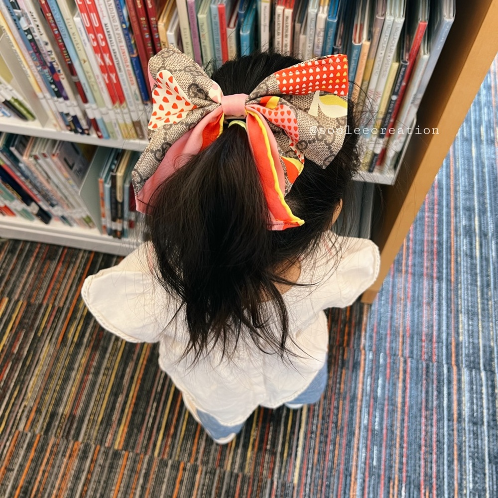 Gucci vintage silk hairbow *handmade - Picture 3 of 3